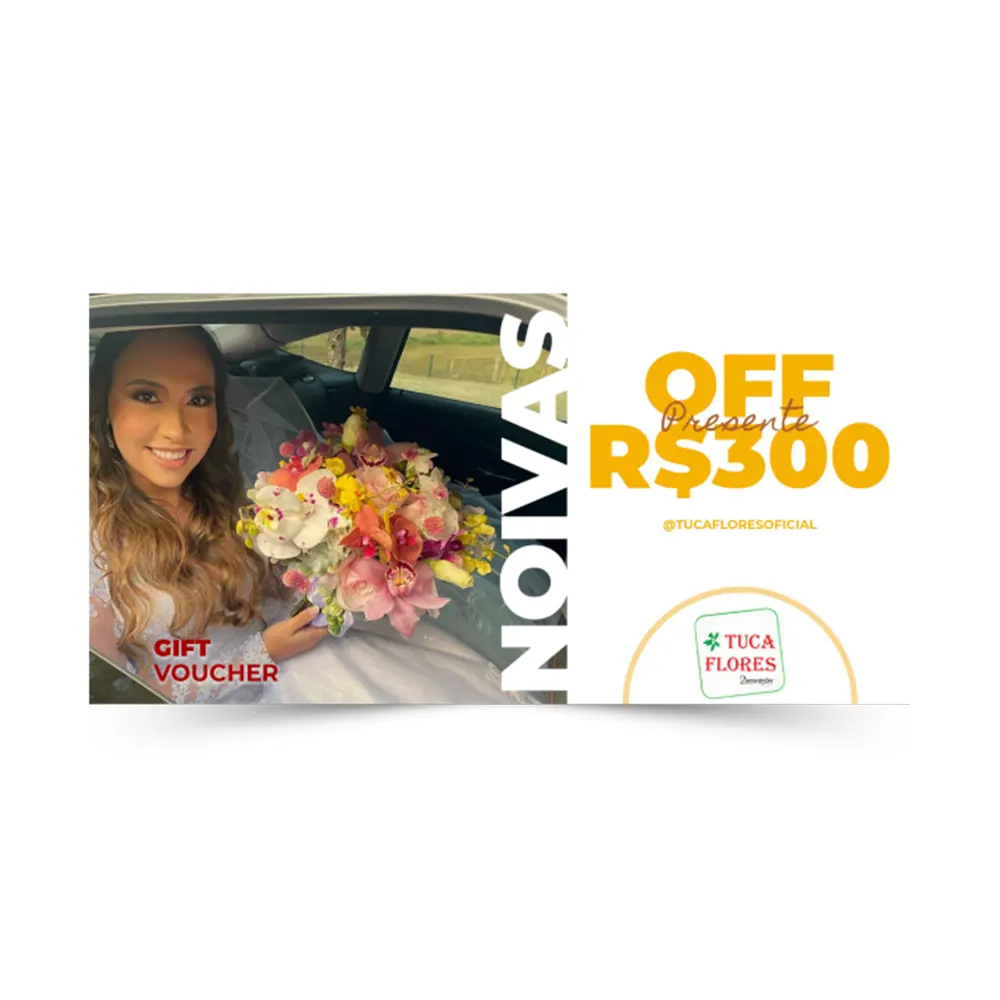 Vale Compras Personalizado 15x75cm Fenex Print 4877