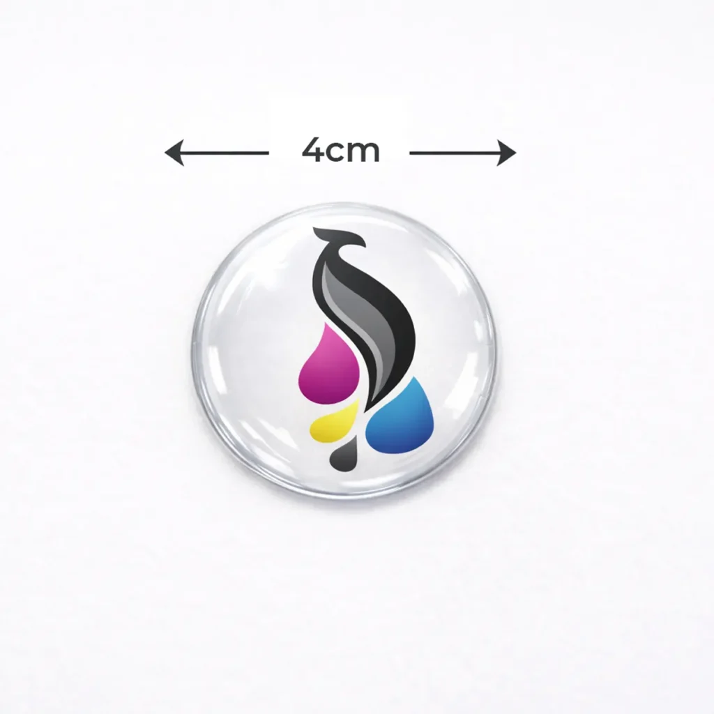 Adesivo 3D Redondo