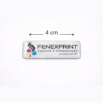 Adesivo 3D Resinado Retangular