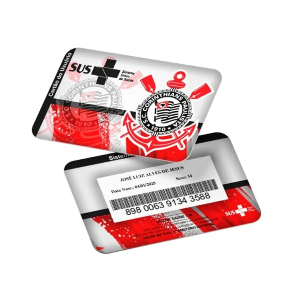 Carteirinha do SUS Corinthians