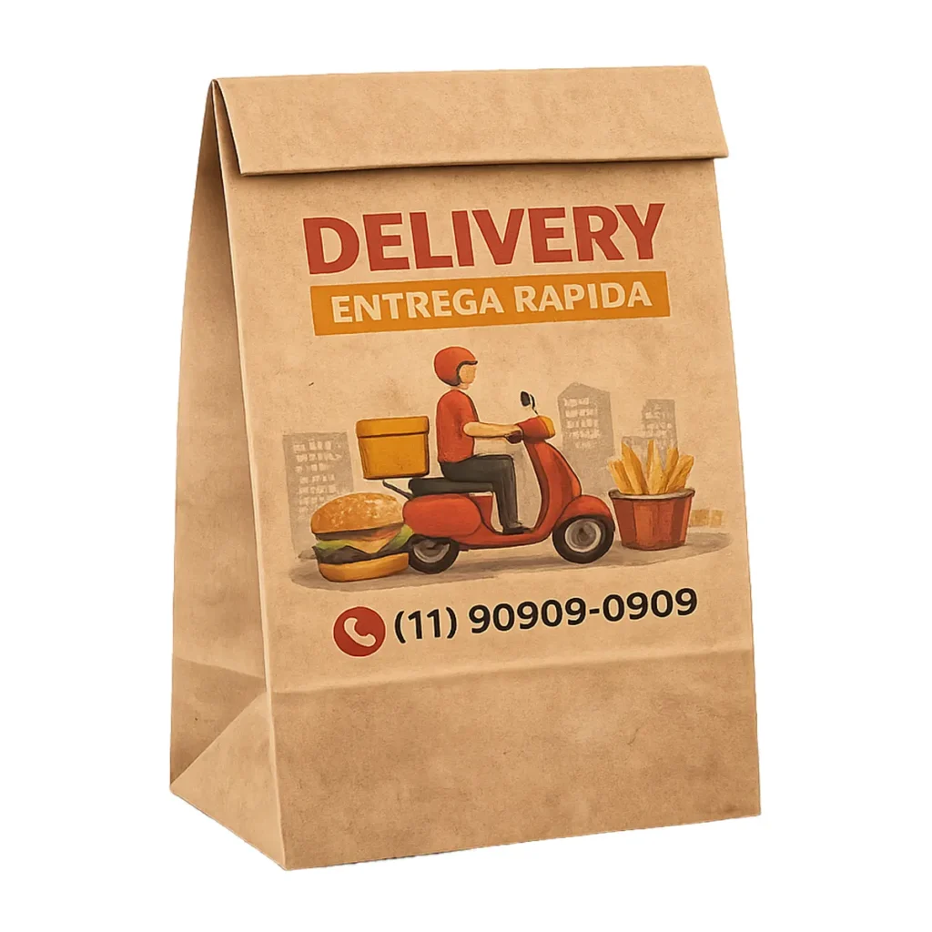 Saco de Papel Kraft Personalizado