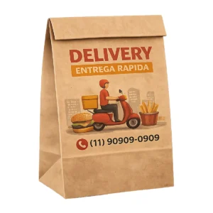 Saco de Papel Kraft Personalizado