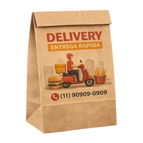 Saco de Papel Kraft Personalizado