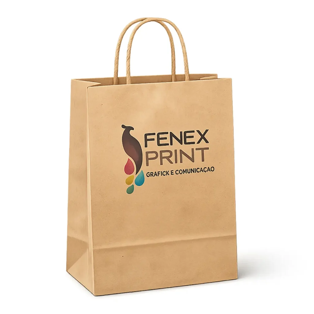Sacola de Papel Kraft Personalizada 01
