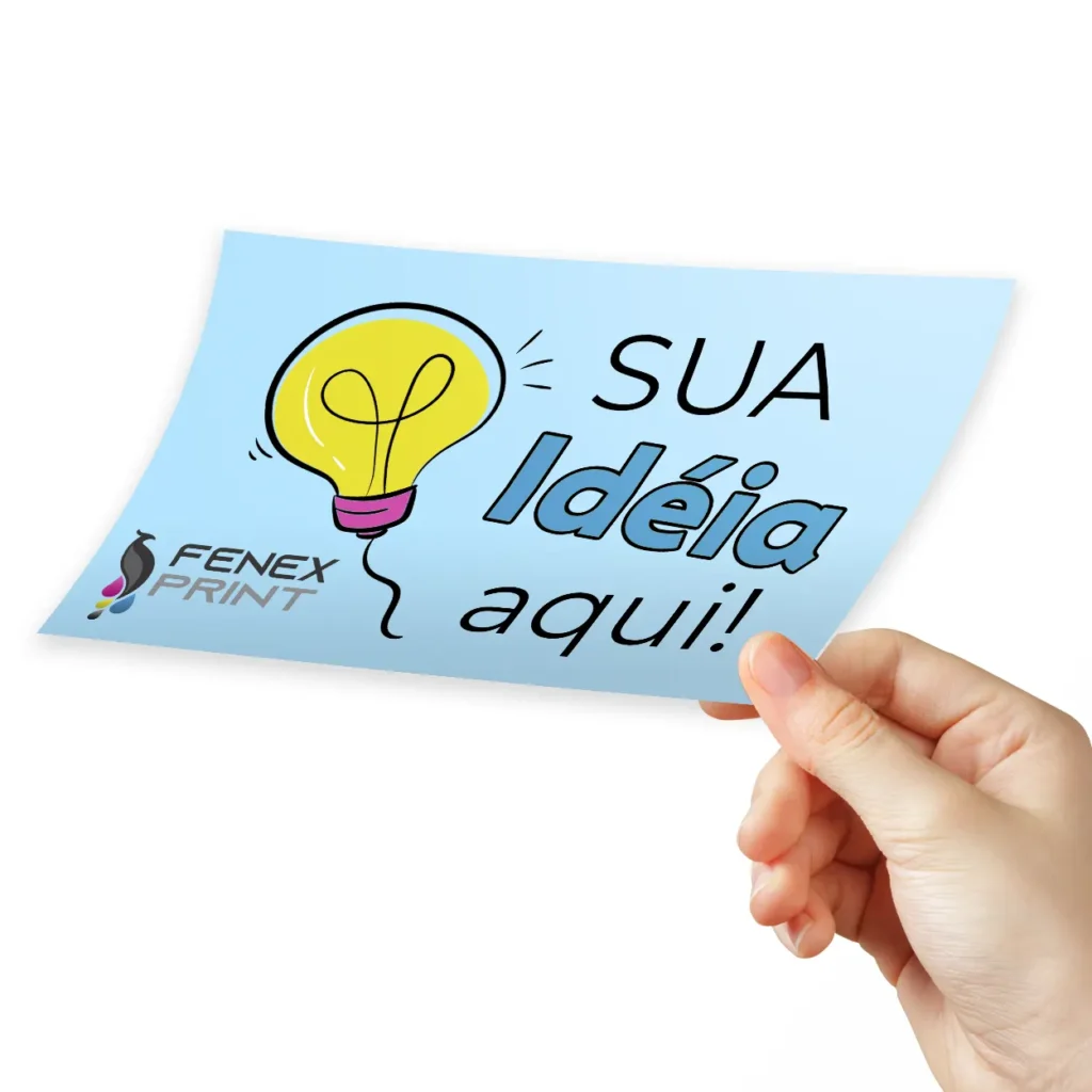 Adesivo Retangular Branco