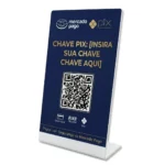 Placa Pix Personalizada para Balcão de Lojas